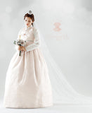 Custom Women's Bridal Hanbok: Ultimate Lace and Pastel Pink