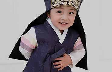 Girls' and boys' Korean traditional hanbok for kids
