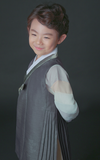 Boy's Korean Hanbok: Olive Green Prince