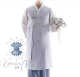 Custom grooms hanbok pastel lilac top and pants