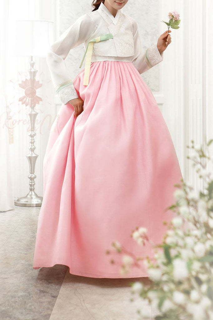 Custom Women's Bridal Hanbok: Everlasting Spring-The Korean In Me