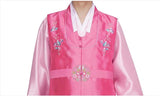men's korean hanbok with pink top