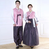 Wedding Hanboks: Pink and Purple Couples Set