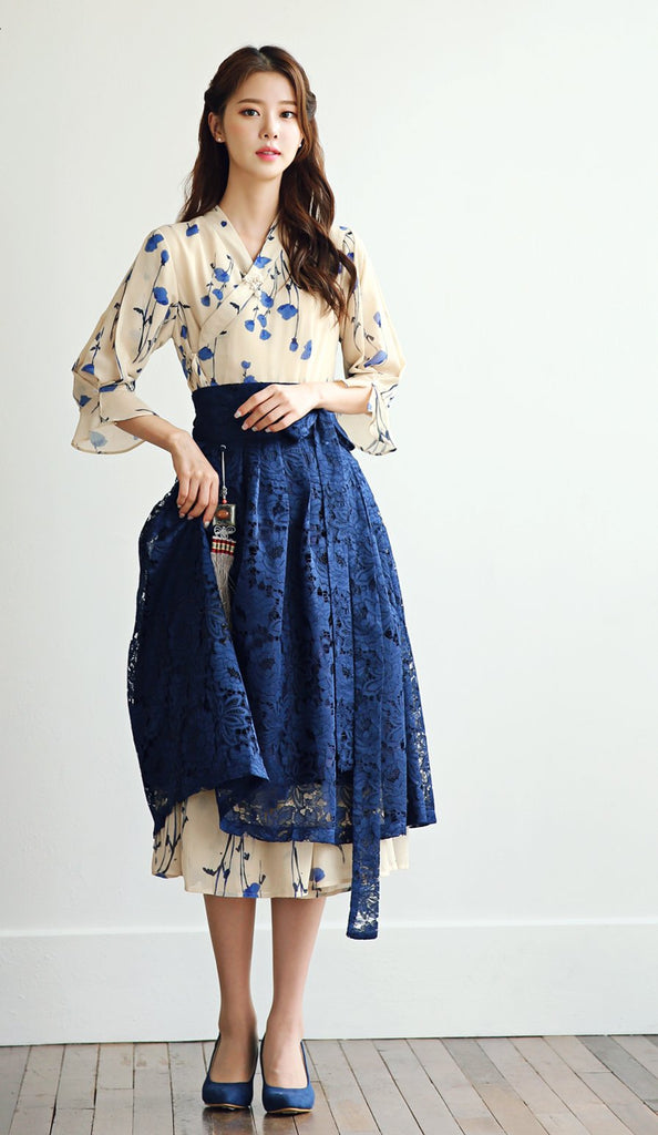 Women's Modern Hanbok: Royal Chic Dress-The Korean In Me