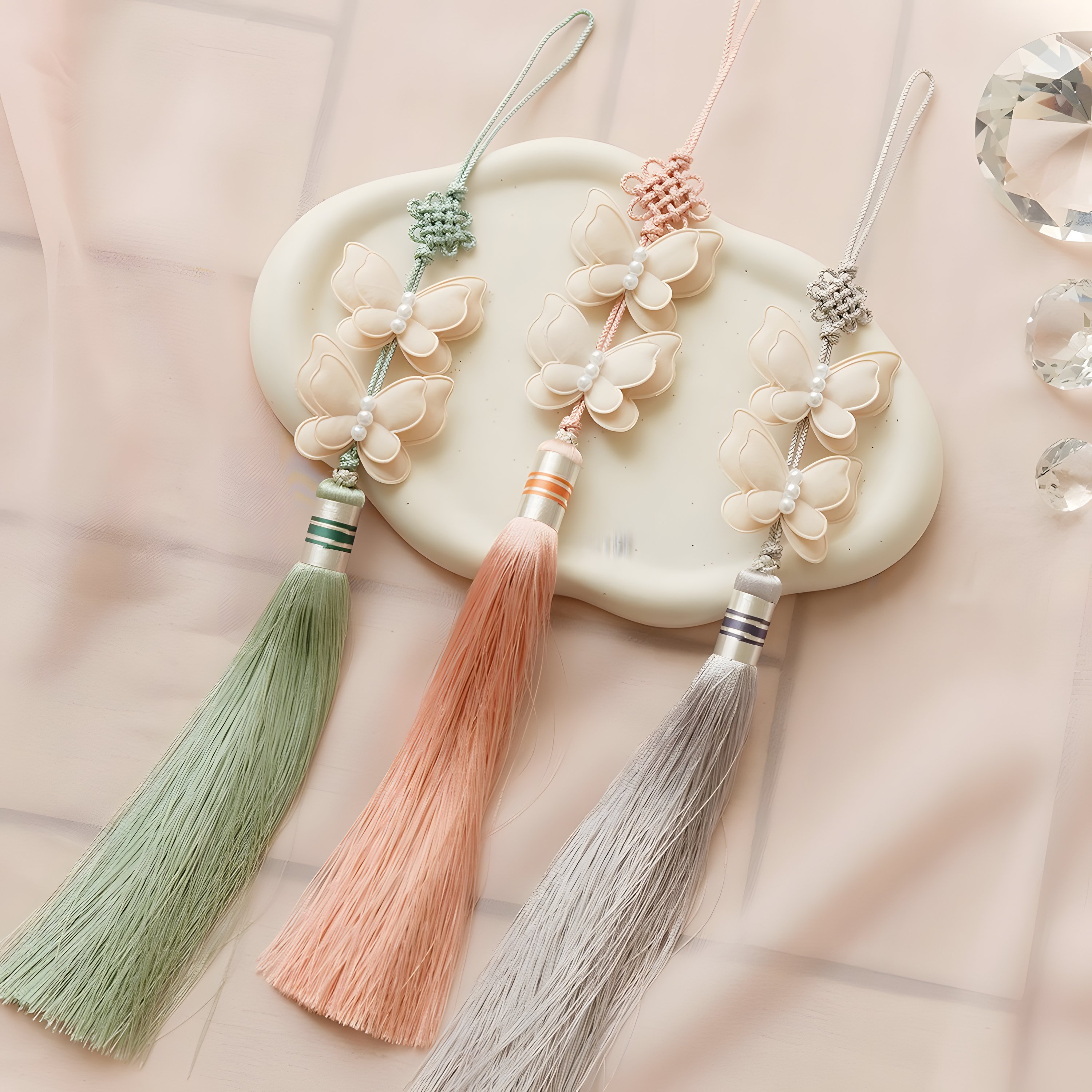 The Pearl Butterfly Norigae