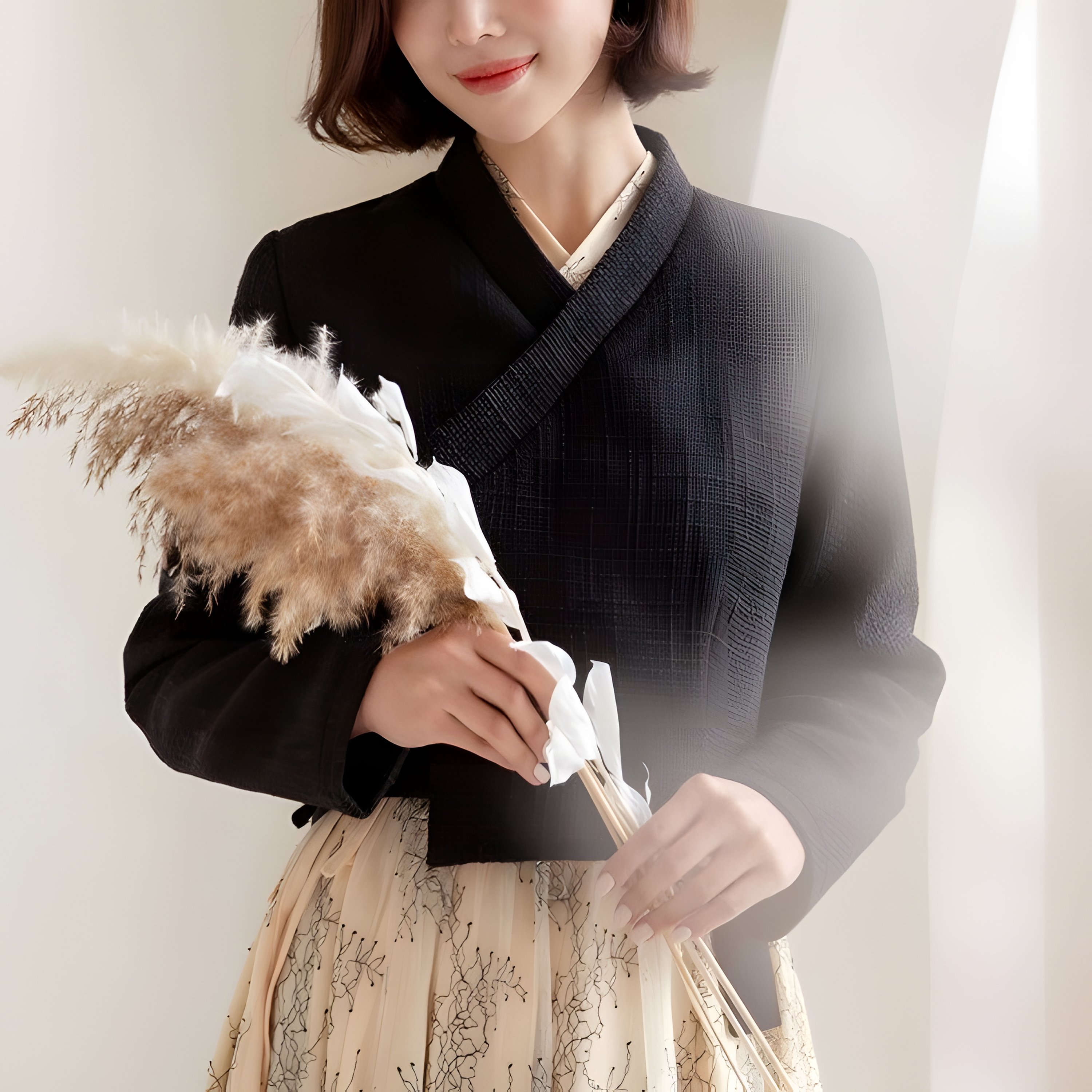 The Maru Tweed Blouse