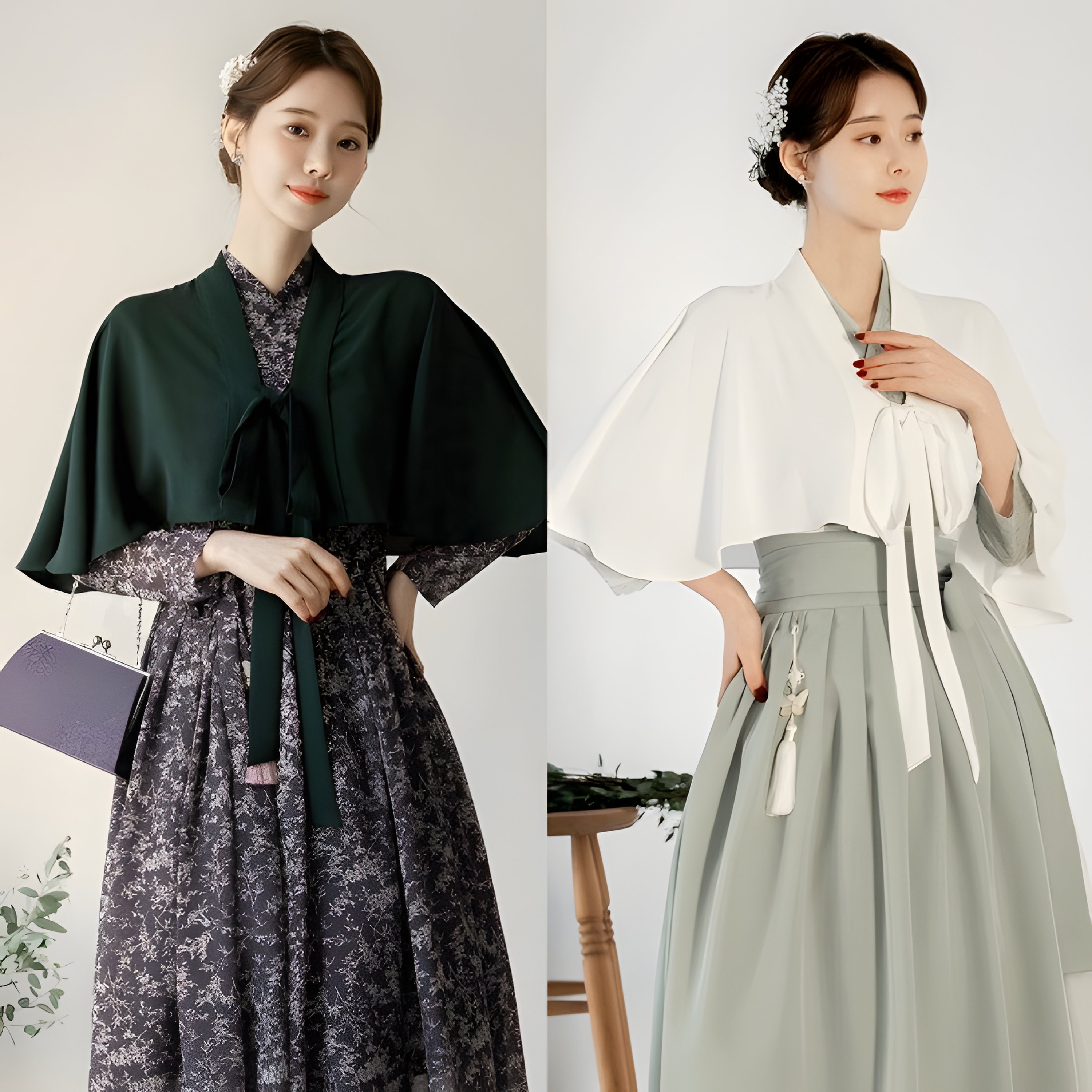 The Dorae Cape Blouse