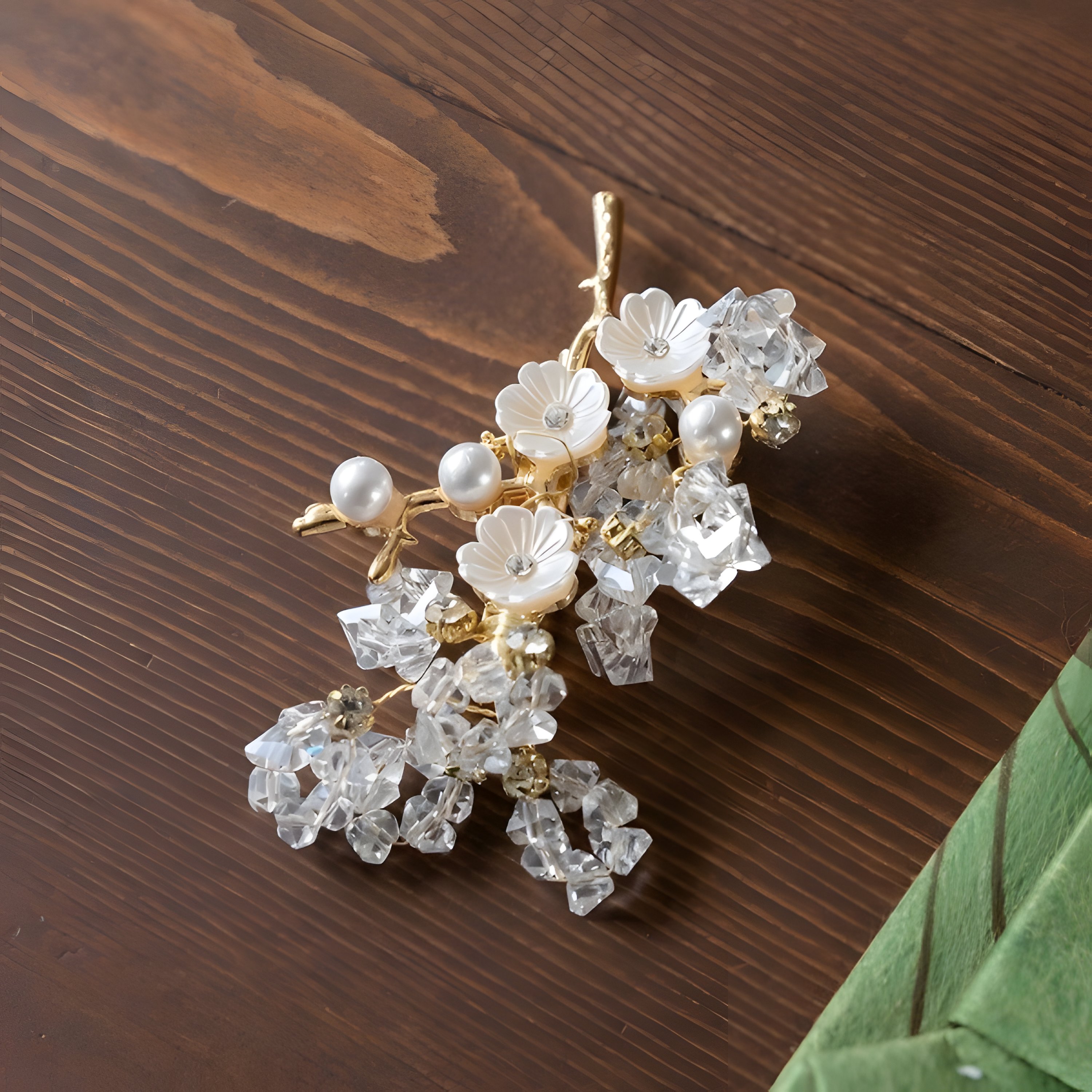 The Crystal Cherry Blossom Brooch