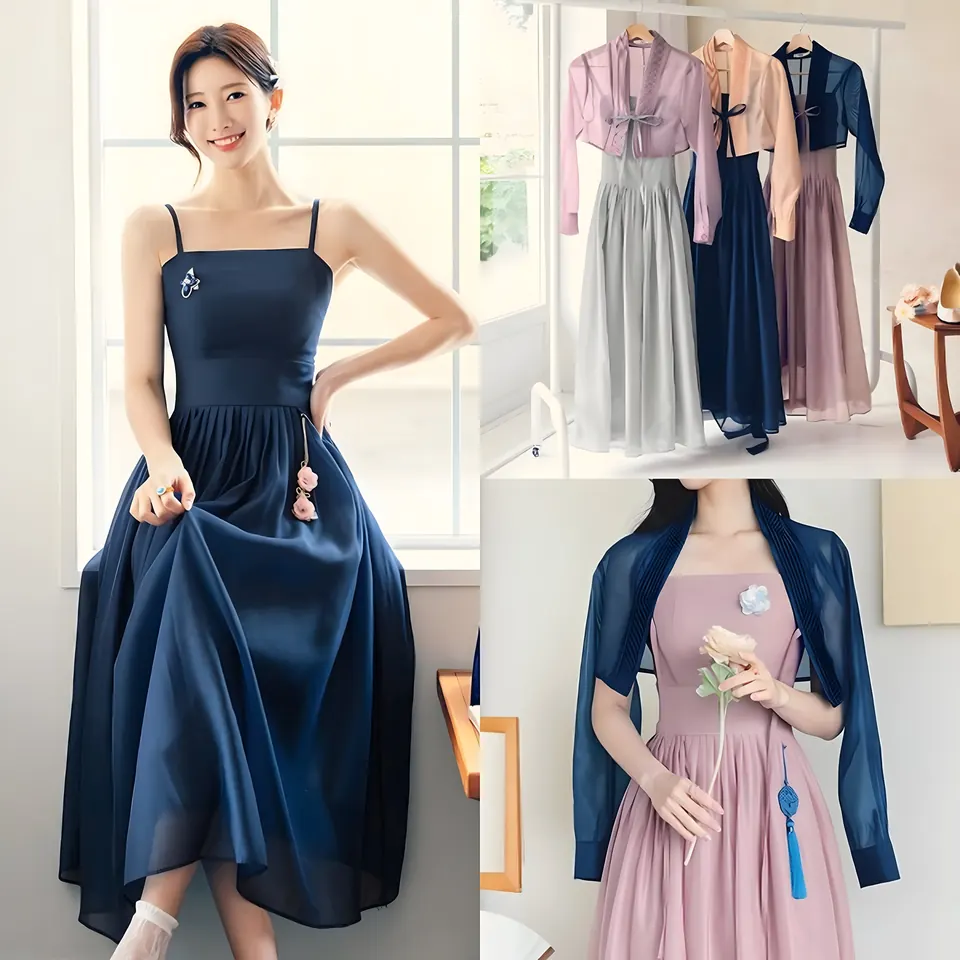The Mulboraa Sleeveless Cheollik, dress from the collection, product photograph