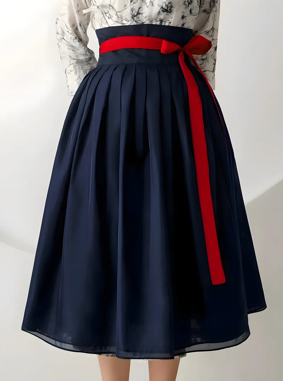 The Eundam Skirt (Long or Mini), skirt from the collection, product photograph