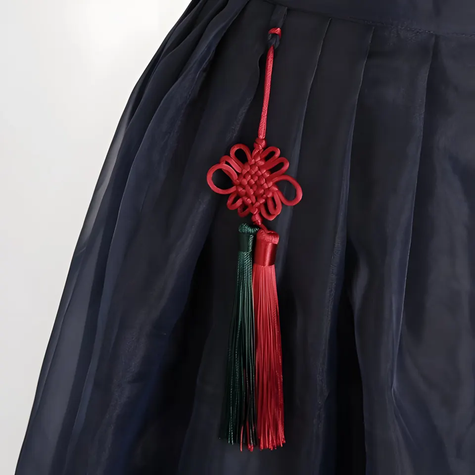 The Goun Knot Norigae, accessory from the collection, product photograph