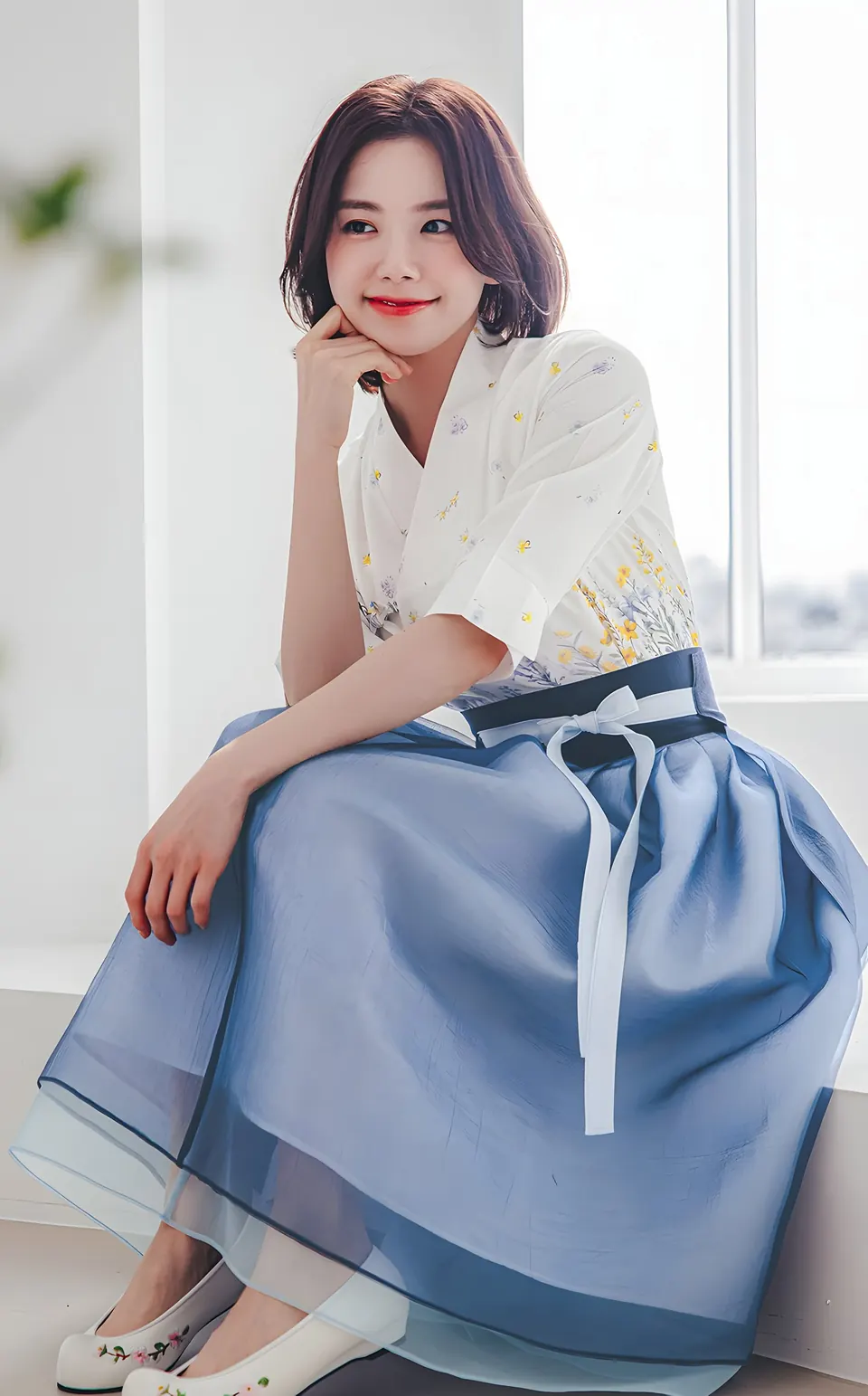 The Chueok Long Jeogori, jeogori from the collection, product photograph