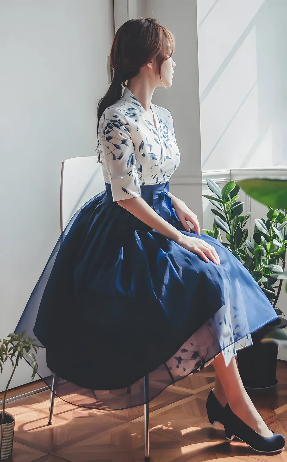 The Cheongcho Cheollik, dress from the collection, product photograph