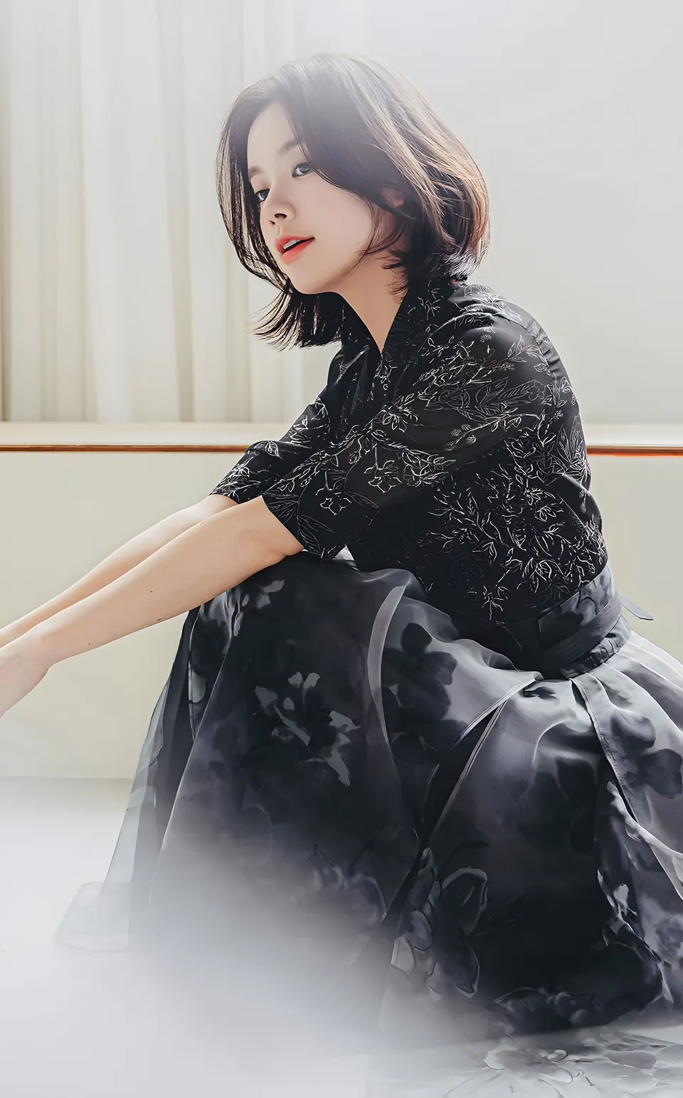 The Saebyeok Blouse, blouse from the collection, product photograph