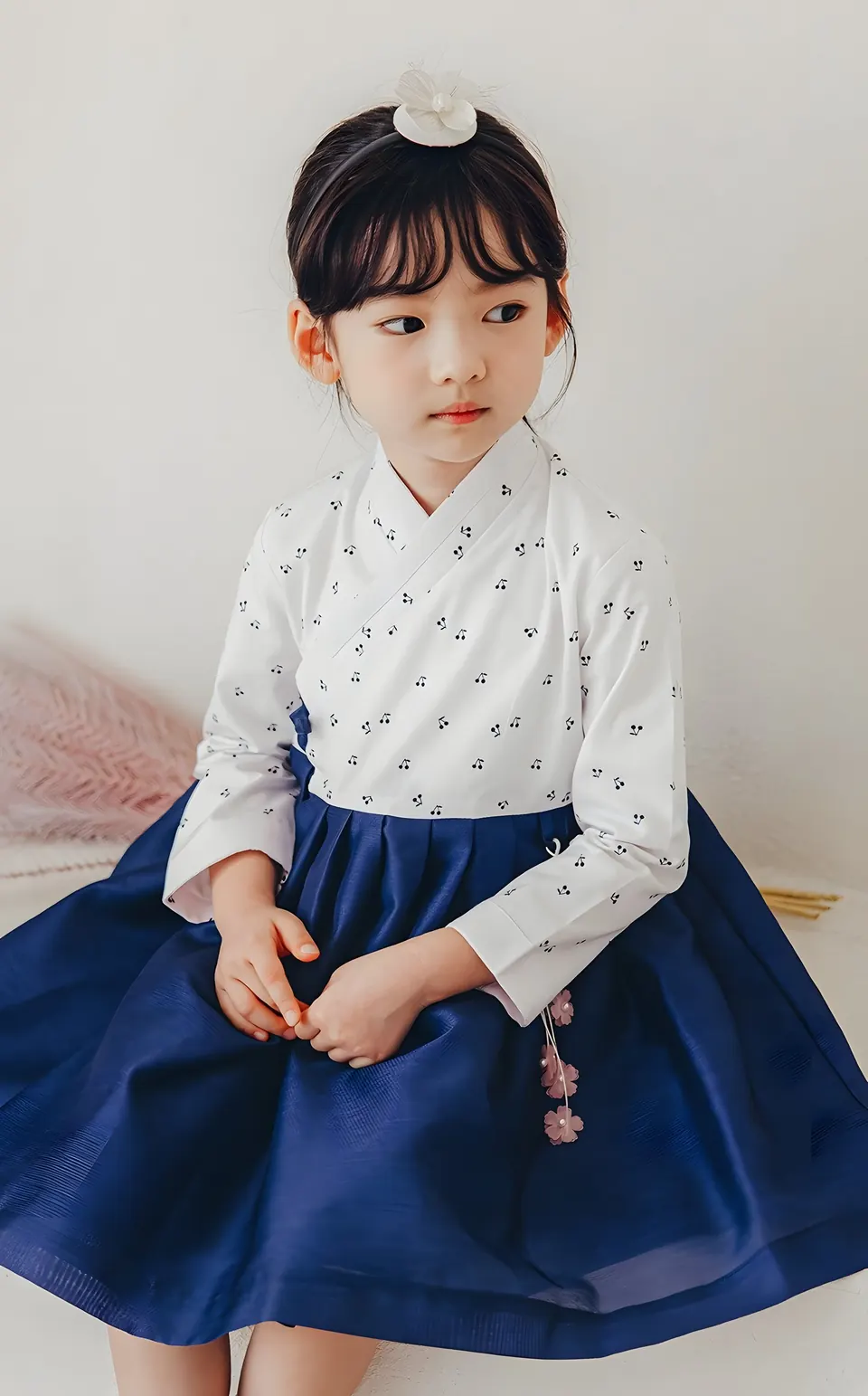 The Raon Girl's Hanbok Dress, kids from the collection, product photograph